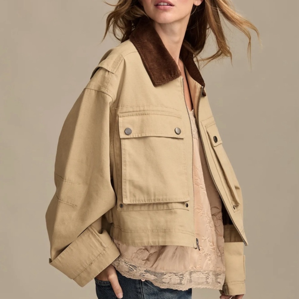 Lucky Cropped Chore Jacket